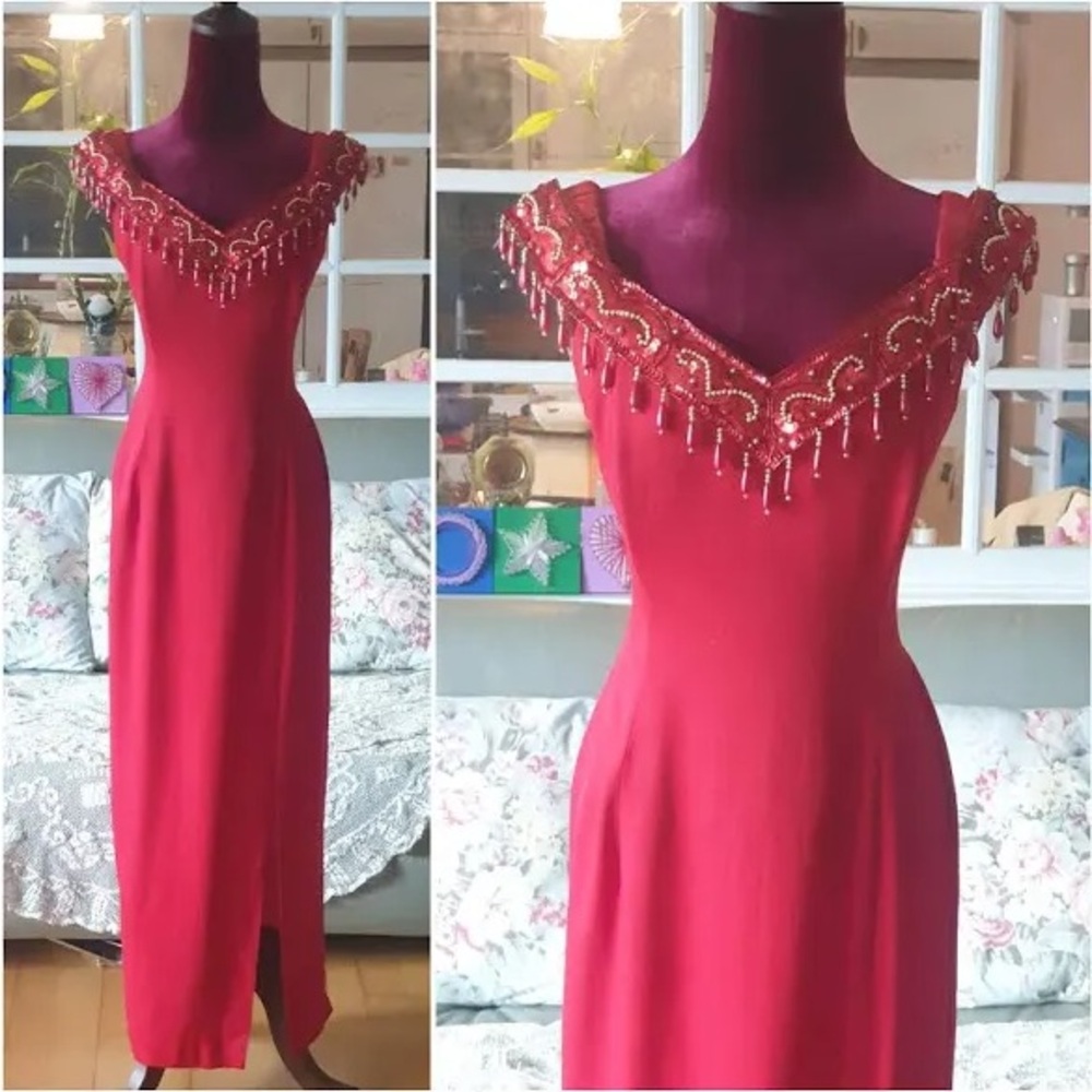 Vintage 80's Gunne Sax Maxi Dress